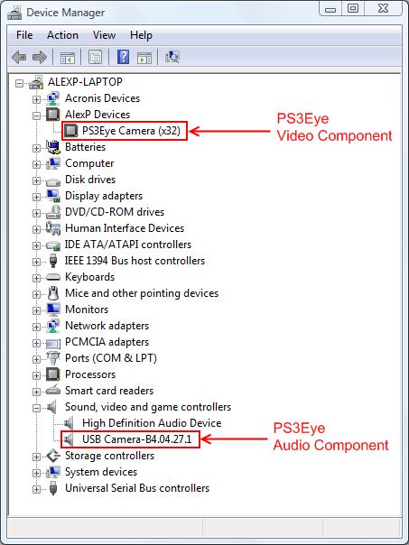 Eyetoy usb camera namtai driver windows 10 64 bit